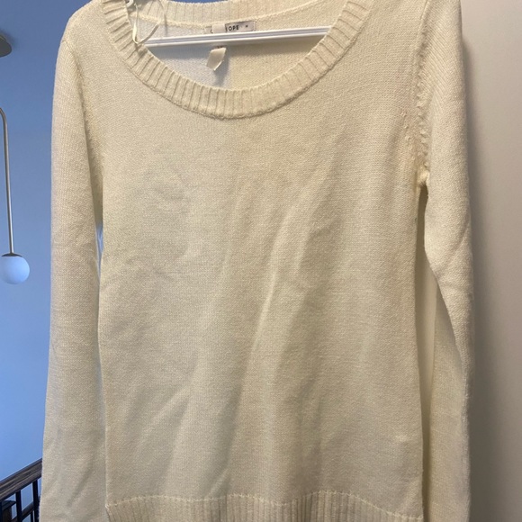 Calliope white sweater top - Picture 2 of 3